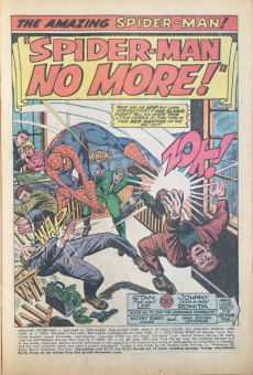 Extrait de The amazing Spider-Man Vol.1 (1963) -50- Spider-Man No More!