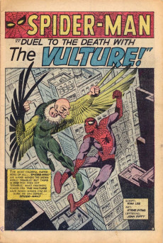 Extrait de The amazing Spider-Man Vol.1 (1963) -2- Duel to the Death with the Vulture!