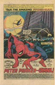 Extrait de The amazing Spider-Man Vol.1 (1963) -219- Peter Parker.. Criminal!