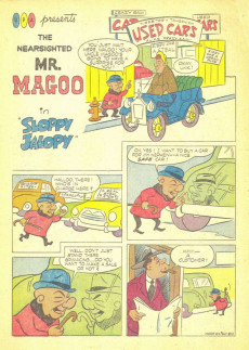 Extrait de Four Color Comics (2e série - Dell - 1942) -561- UPA presents The Nearsighted Mr. Magoo and Gerald McBoing Boing