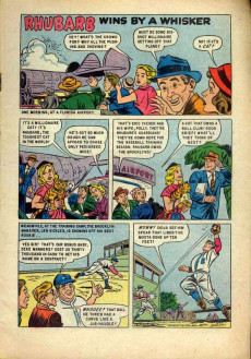 Extrait de Four Color Comics (2e série - Dell - 1942) -563- Rhubarb the Millionaire Cat