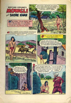 Extrait de Four Color Comics (2e série - Dell - 1942) -582- Rudyard Kipling's Mowgli Jungle Book