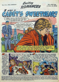 Extrait de Exciting Romances (1949) -8- Weekend Romance - I Was a Cadet's Sweetheart - Bookie's Girlfriend