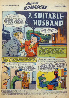 Extrait de Exciting Romances (1949) -10- A Suitable Husband - Fraud - A Love to Lose