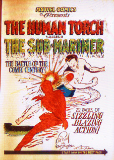 Extrait de Marvel Mystery Comics (1939) -9- Human Torch vs. Sub-Mariner
