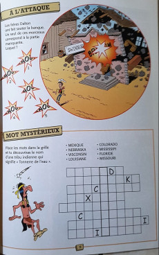Extrait de Lucky Luke (Autres) - 120 jeux pour t'amuser avec lucky luke et ses amis