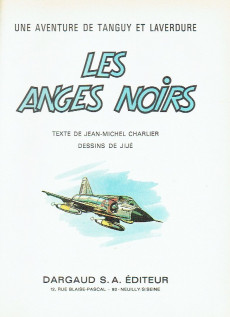 Extrait de Tanguy et Laverdure -9a1968- Les anges noirs