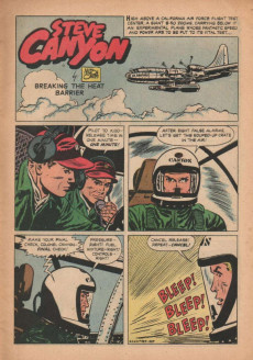 Extrait de Four Color Comics (2e série - Dell - 1942) -939- Milton Caniff's Steve Canyon - The Heat Barrier...