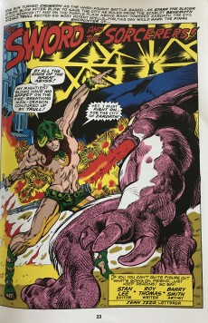 Extrait de Conan the Barbarian Vol 1 (1970) -OMN01- Conan the Barbarian: The Original Marvel Years Omnibus Vol. 1 