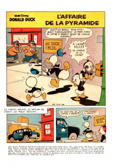 Extrait de Donald Duck (Éditions Héritage) -3- L'affaire de la pyramide