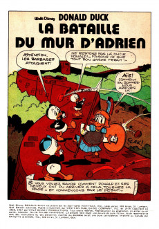 Extrait de Donald Duck (Éditions Héritage) -20- La bataille du mur d'Adrien