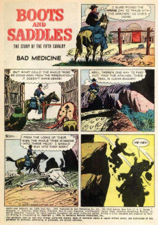 Extrait de Four Color Comics (2e série - Dell - 1942) -1029- Boots and Saddles - The Story of the Fifth Cavalry