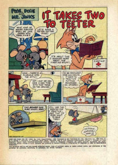 Extrait de Four Color Comics (2e série - Dell - 1942) -1112- Pixie and Dixie and Mr. Jinks