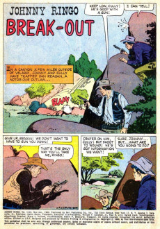 Extrait de Four Color Comics (2e série - Dell - 1942) -1142- Johnny Ringo