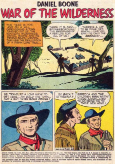 Extrait de Four Color Comics (2e série - Dell - 1942) -1163- Daniel Boone