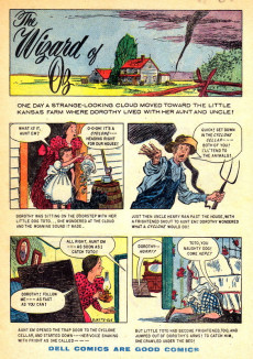 Extrait de Dell Junior Treasury (1955 - 1957) -5- The Wizard of Oz