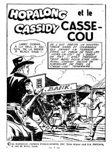 Extrait de Hopalong Cassidy (puis Cassidy) (Impéria) -231- Hopalong Cassidy et le casse-cou