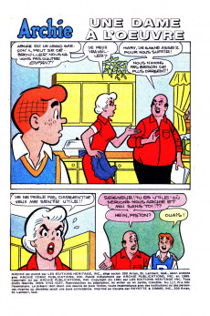 Extrait de Archie (1re série) (Éditions Héritage) -117- Une dame à l'œuvre