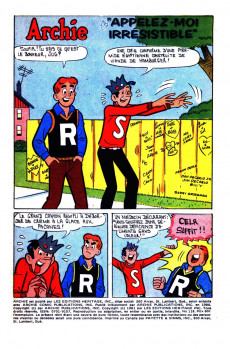 Extrait de Archie (1re série) (Éditions Héritage) -118- Appelez-moi irrésistible
