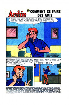 Extrait de Le monde de Archie (Éditions Héritage) -4- Comment se faire des amis
