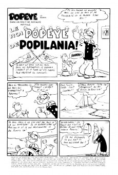 Extrait de Popeye le marin (Éditions Héritage) -3- Le roi Popeye de Popilania !
