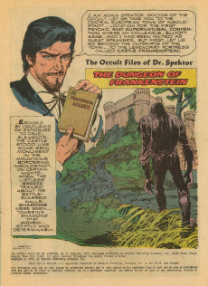 Extrait de The occult Files of Dr Spektor (Gold Key - 1973) -6- The Dungeons of Frankenstein/The Temple of the Lion