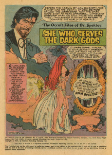 Extrait de The occult Files of Dr Spektor (Gold Key - 1973) -9- Issue #9