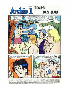 Extrait de Archie (1re série) (Éditions Héritage) -HS- Temps des jeux