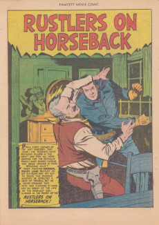 Extrait de Fawcett Movie Comic (1949/50) -12- Rustlers on Horseback