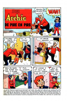 Extrait de Le jeune Archie (Éditions Héritage) -36- Tome 36