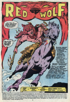 Extrait de Marvel Spotlight Vol.1 (1971) -1- Red Wolf