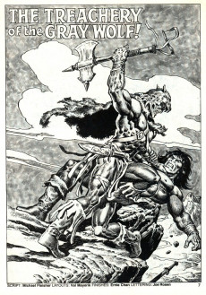 Extrait de The savage Sword of Conan The Barbarian (1974) -104- The Treachery of the Gray Wolf!