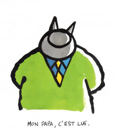 Extrait de Chat (Le Fils du) -1- Le portrait de Papa