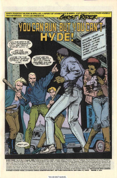 Extrait de Ghost Rider Vol.3 (1990) -4- You Can Run, But You Can't Hyde!