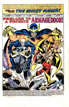 Extrait de Ghost Rider Vol.2 (1973) -17- Prelude to a Private Armageddon!