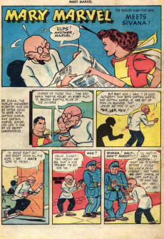 Extrait de Mary Marvel (Fawcett - 1945) -1- Mary Marvel comics