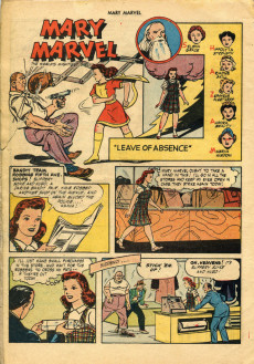 Extrait de Mary Marvel (Fawcett - 1945) -4- Leave of Absence!
