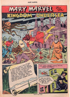 Extrait de Mary Marvel (Fawcett - 1945) -7- The Kingdon Undersea