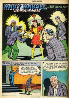 Extrait de Mary Marvel (Fawcett - 1945) -16- The Juke Box Menace!