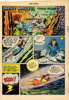 Extrait de Mary Marvel (Fawcett - 1945) -21- Mary Marvel Versus Dice Head!