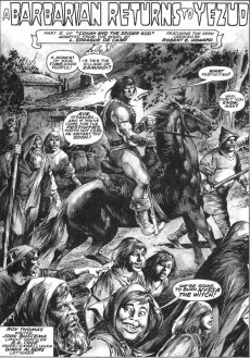 Extrait de The savage Sword of Conan The Barbarian (1974) -208- The Sea of Death