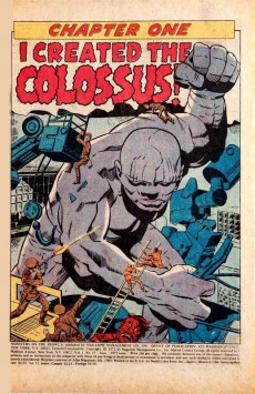 Extrait de Monsters on the prowl (Marvel comics - 1971) -17- The Coming of Colossus!