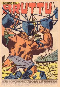 Extrait de Monsters on the prowl (Marvel comics - 1971) -18- Nothing Can Stop Bruttu!