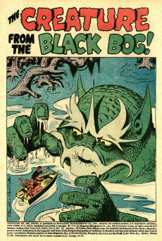 Extrait de Monsters on the prowl (Marvel comics - 1971) -19- The Creature from the Black Bog!