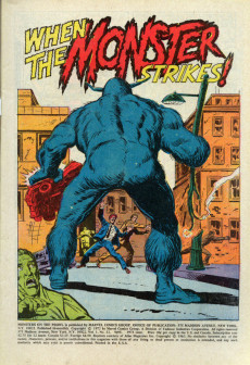 Extrait de Monsters on the prowl (Marvel comics - 1971) -22- The Monster Runs Amok!