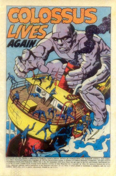 Extrait de Monsters on the prowl (Marvel comics - 1971) -25- Colossus Lives Again!!