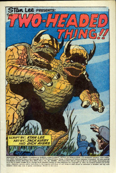 Extrait de Monsters on the prowl (Marvel comics - 1971) -26- The Two-Headed Thing!