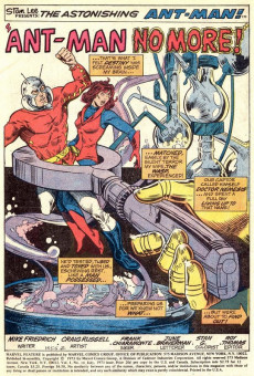 Extrait de Marvel Feature Vol 1 (1971) -10- The End of Ant-Man!