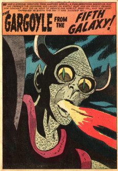 Extrait de World of Fantasy (Atlas - 1956) -19- The Gargoyle From The 5th Galaxy!