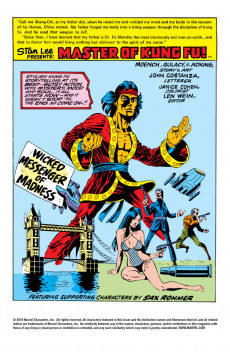 Extrait de Master of Kung Fu Vol. 1 (Marvel - 1974) -33- Messenger of Madness!